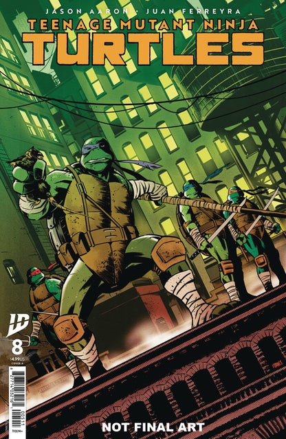 Teenage Mutant Ninja Turtles #8 A1 Cover Set 8 1:10 1:25 1:50 (04/16/2025) Idw