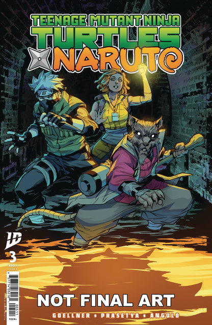Teenage Mutant Ninja Turtles X Naruto #3 A1 Cover Set Of 8 1:25 1:50 1:75 1:100 (03/26/2025) Idw