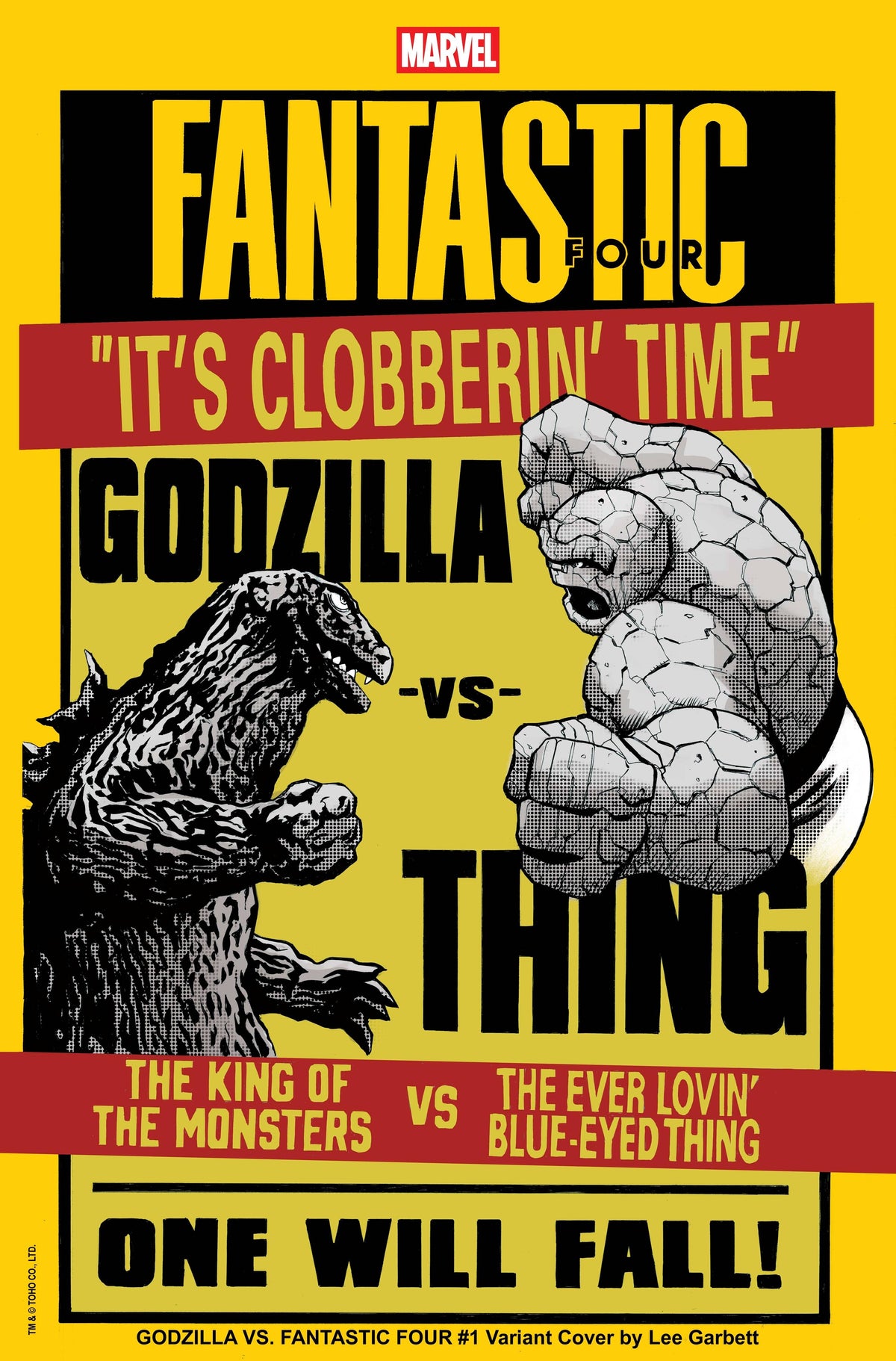 Godzilla Vs. Fantastic Four #1 A1 Cover Set Of 10 1:25 1:100 (03/26/2025) Marvel