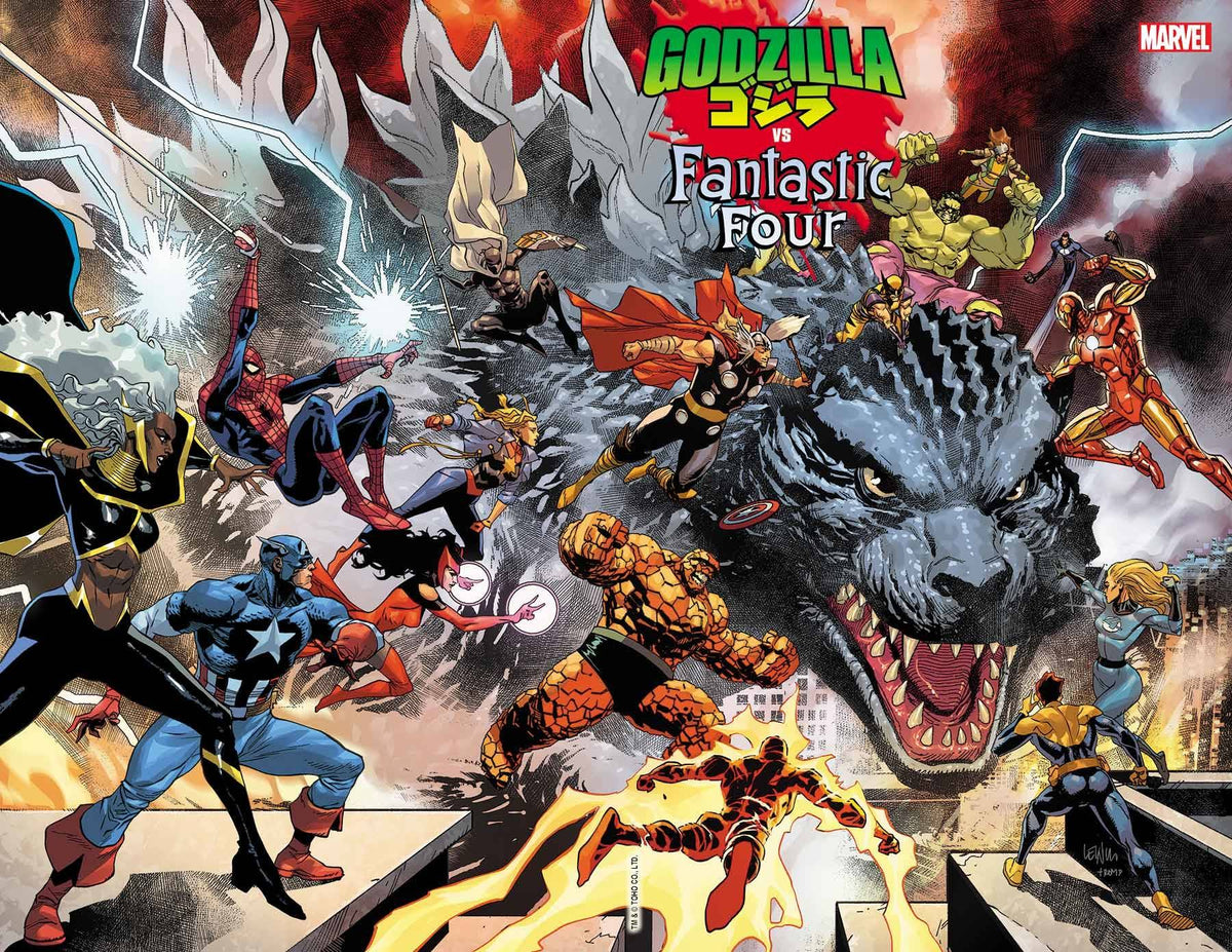 Godzilla Vs. Fantastic Four #1 A1 Cover Set Of 10 1:25 1:100 (03/26/2025) Marvel
