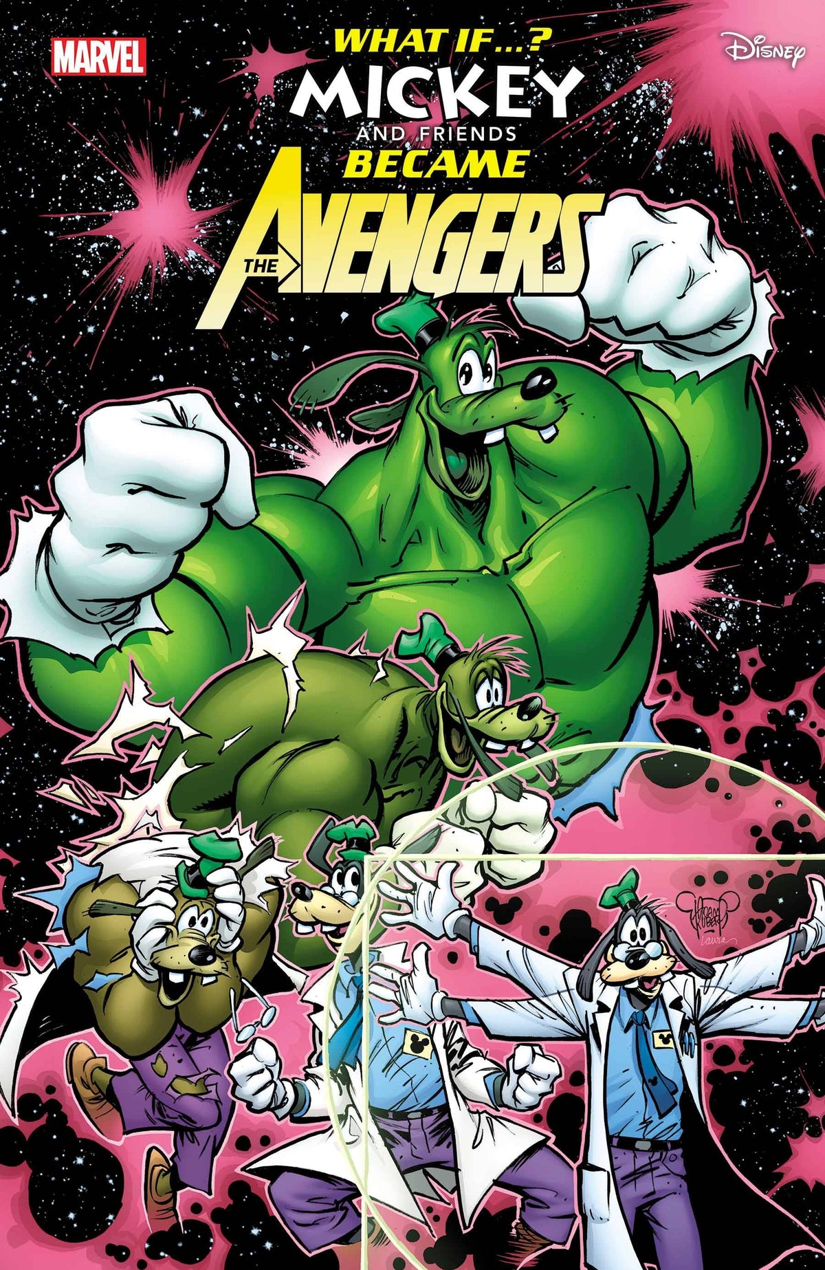Marvel & Disney What If...? Mickey & Friends Became The Avengers #1 A1 Cover Set 7 1:50 1:100 (03/05/2025) Marvel