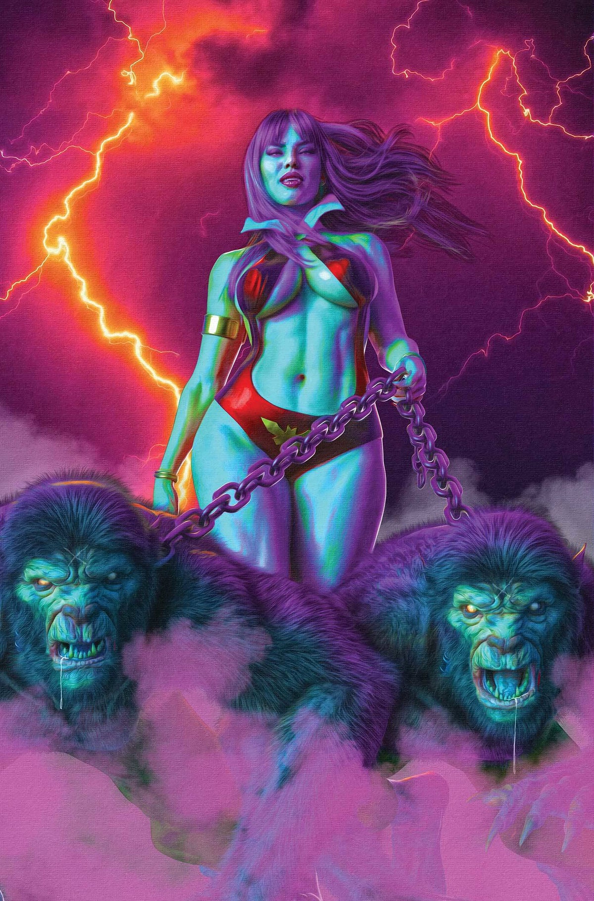 Vampirella (2025) #1 Zg Foc 1:15 Mark Spears Purple Virgin Variant (03/26/2025) Dynamite