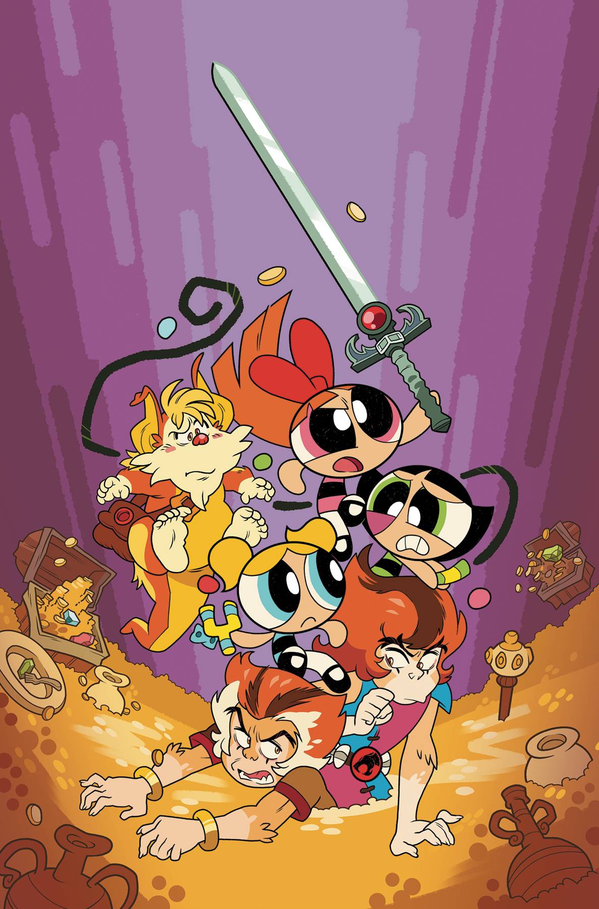 Thundercats Powerpuff Girls #2 I 1:20 Coleman Engle Virgin Variant (08/13/2025) Dynamite