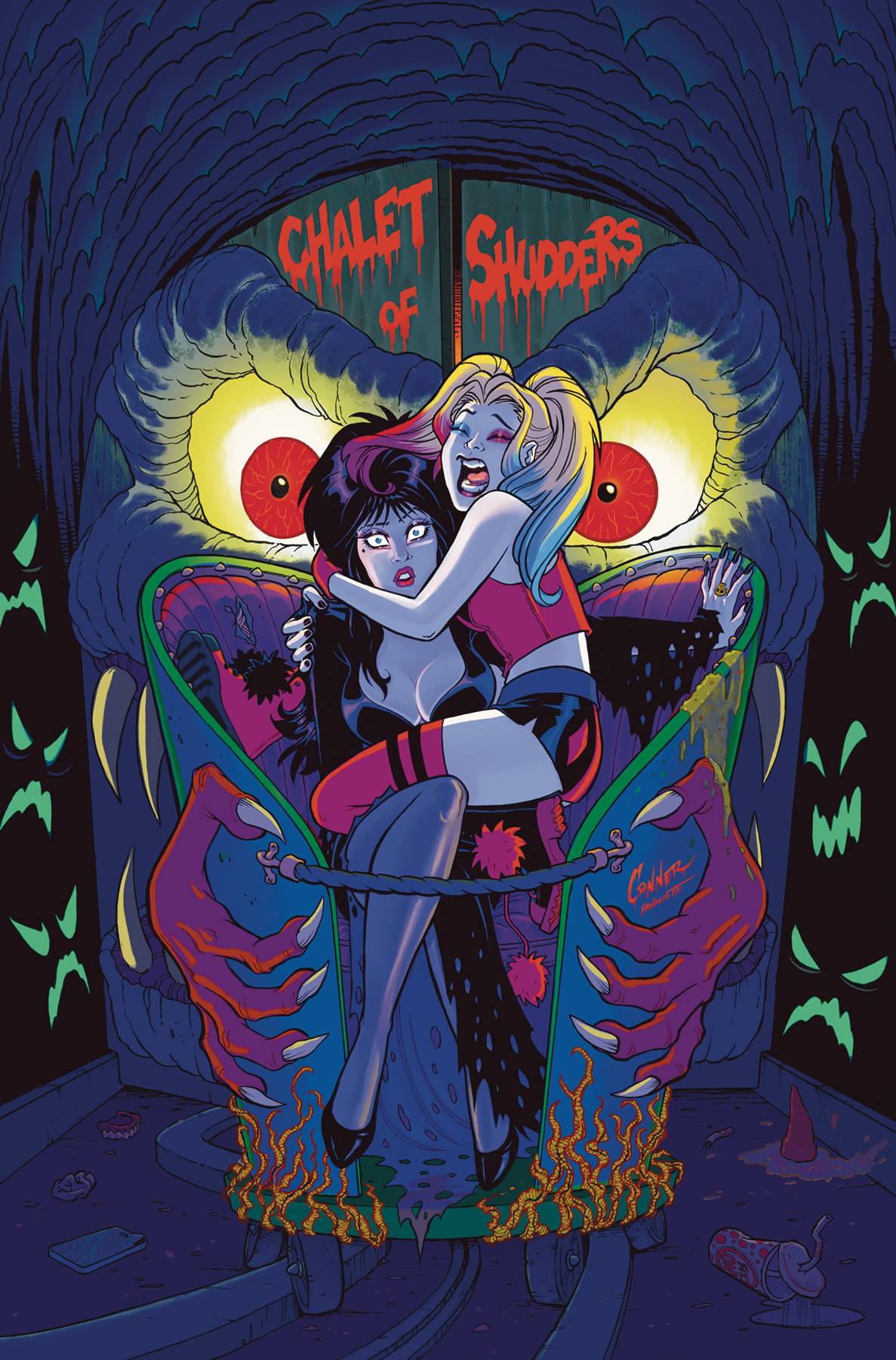 Harley Quinn X Elvira #1 V 1:50 Amanda Conner 2 Virgin Variant (10/08/2025) Dynamite