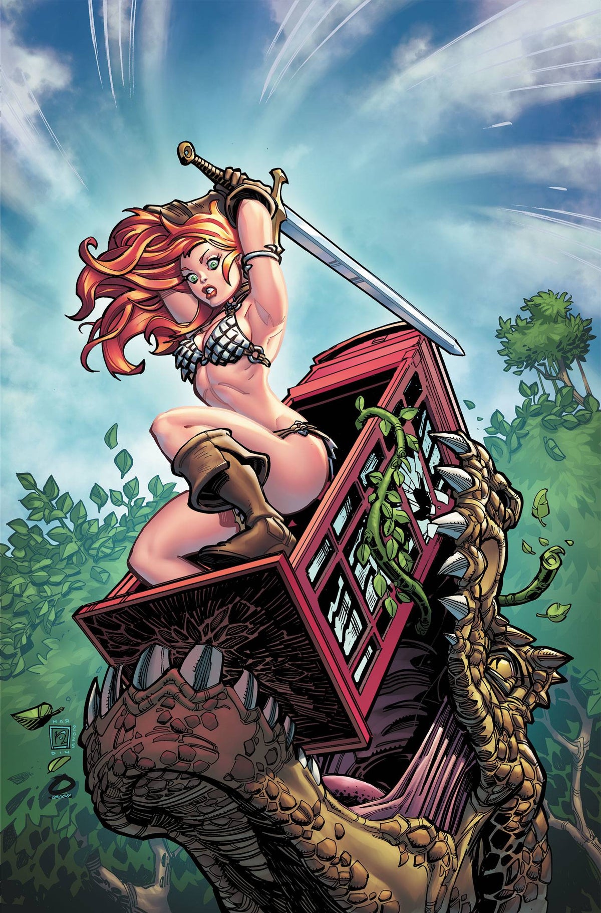 Sonja Reborn #2 L 1:20 Chad Hardin Virgin (10/15/2025) Dynamite