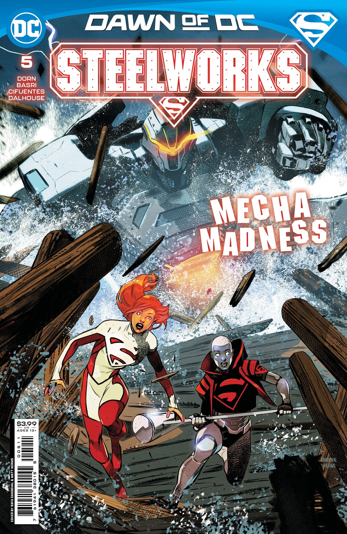 Steelworks #5 (Of 6) A Rafa Sandoval Michael Dorn (10/24/2023) Dc