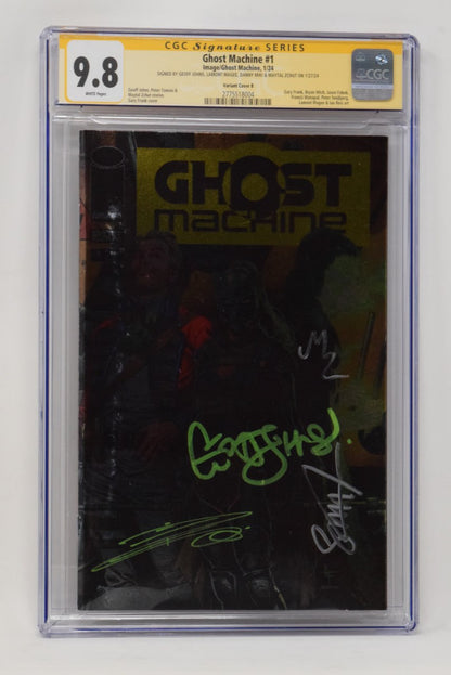 Ghost Machine (One Shot) B Gary Frank Foil Variant SIGNED Geoff Johns (01/24/2024) Image