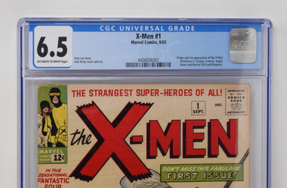 Uncanny X-Men 1 Marvel 1963 CGC 6.5 Stan Lee Jack Kirby