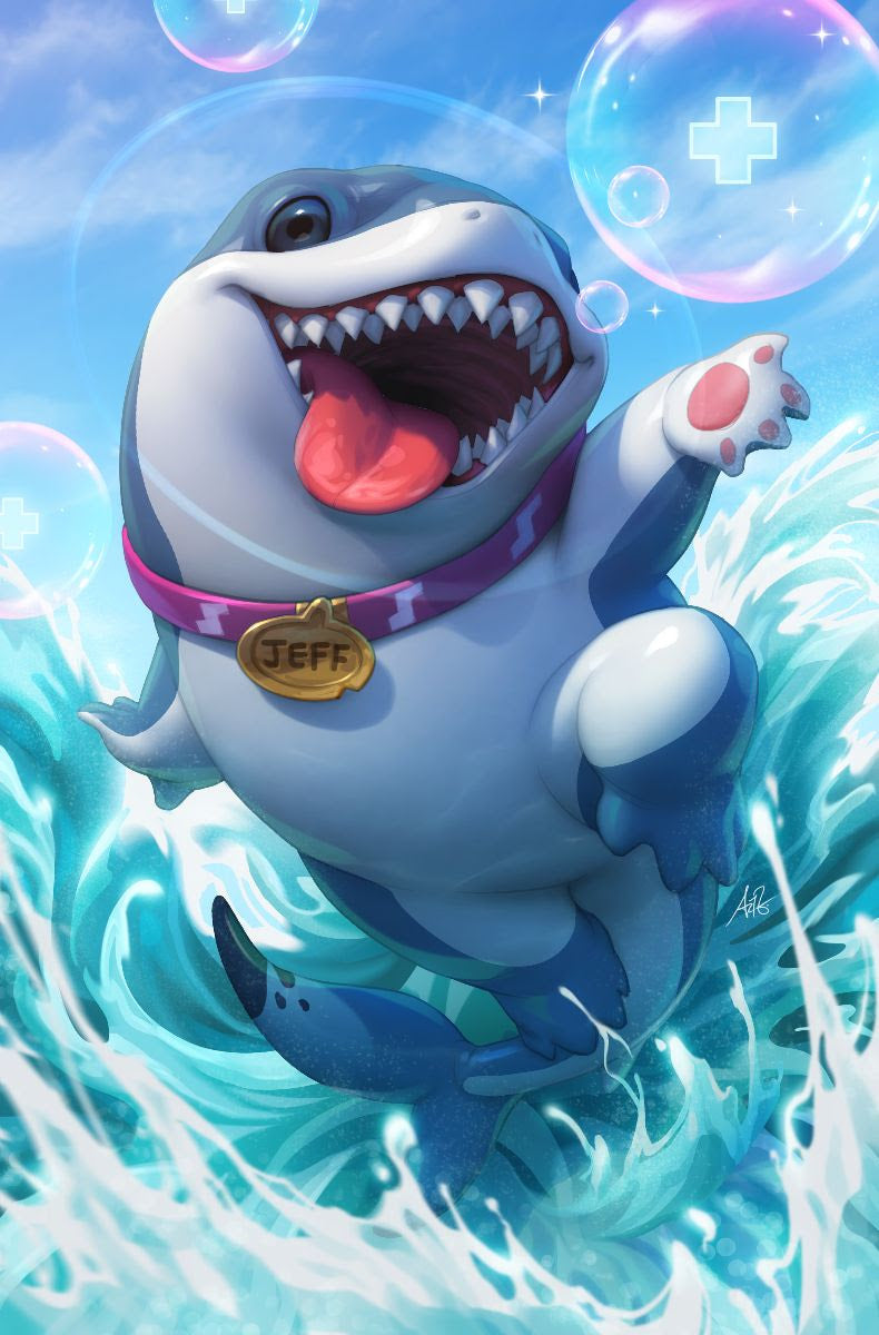 Its Jeff The Landshark #1 H 1:100 Stanley Lau Artgerm Virgin Variant (06/18/2025) Marvel